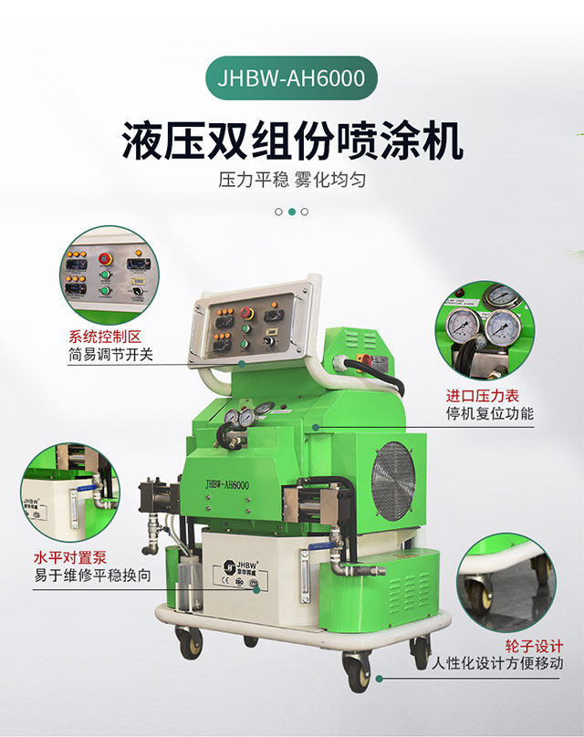 聚氨酯喷涂设备施工时应注意以下几点-京华邦威